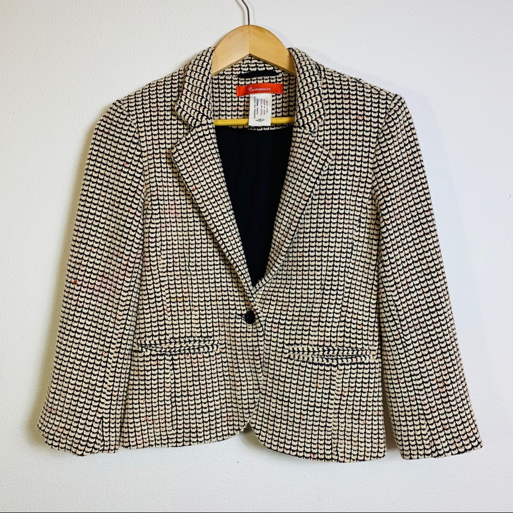 COPY - Anthropologie Cartonnier Knit Light Blazer